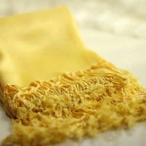 NWT Lemon Yellow Pashmina Women Scarf / Wrap/Shawl